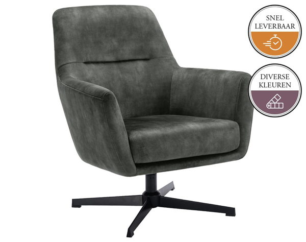 SORENA Draaifauteuil Adore, antracite SORENA Draaifauteuil Adore, antracite