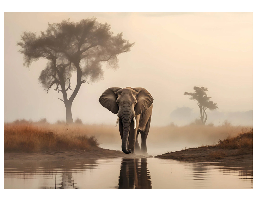 SAVANNAH ELEPHANT Wanddecoratie