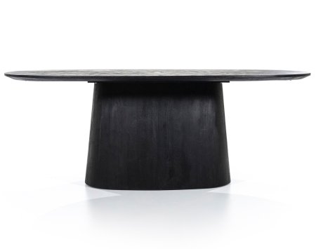 KANYA Eettafel ovaal 200, Zwart