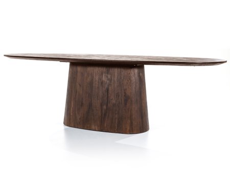 KANYA Eettafel ovaal 250, Bruin KANYA Eettafel ovaal 250, Bruin