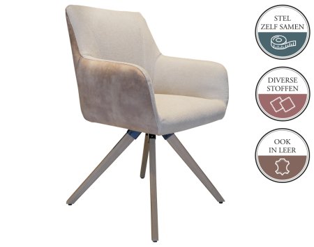 KARI DUO Eetkamerstoel vaste combinaties KARI DUO Eetkamerstoel vaste combinaties