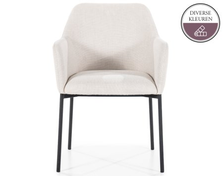 CHARLIE Eetkamerstoel Linea Beige CHARLIE Eetkamerstoel Linea Beige