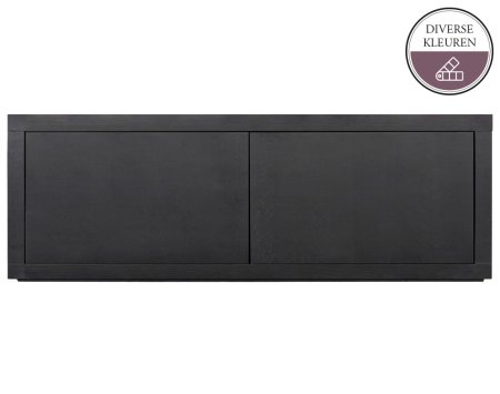 SYDNEY TV Meubel 2 deurs zwart