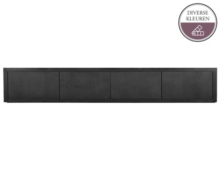 SYDNEY TV Meubel 4 deurs zwart SYDNEY TV Meubel 4 deurs zwart
