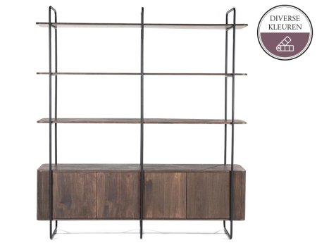 MADRID Wandkast 4-deurs Bruin MADRID Wandkast 4-deurs Bruin