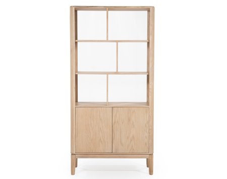 KOPENHAGEN Boekenkast 2-deurs/ 6 open vakken KOPENHAGEN Boekenkast 2-deurs/ 6 open vakken