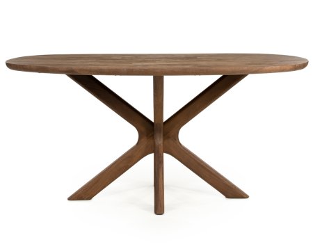 BEAU Eettafel 160x110 cm Licht Bruin