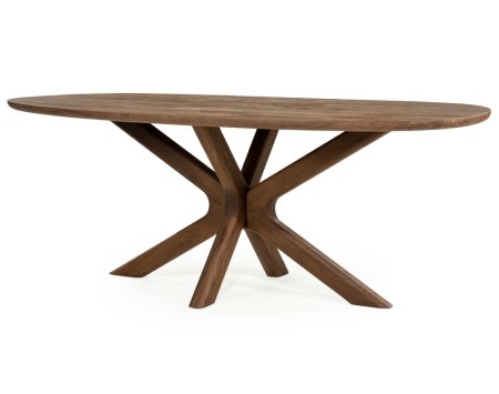 BEAU Eettafel 210x110 cm Licht Bruin BEAU Eettafel 210x110 cm Licht Bruin