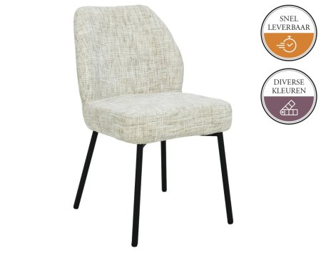 BRUCE Eetkamerstoel Cream BRUCE Eetkamerstoel Cream