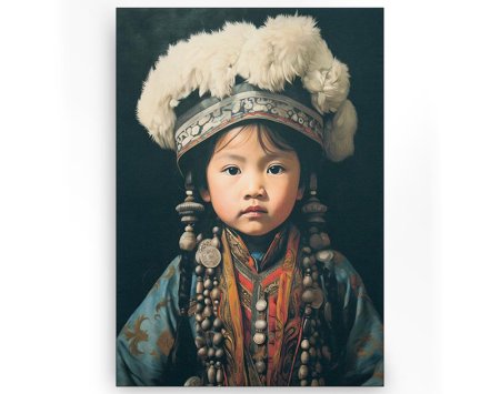 TRADITIONAL CHILD 1 Wanddecoratie