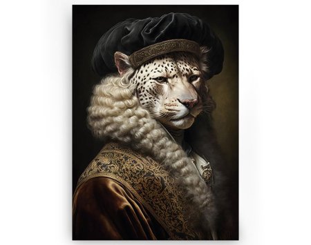 SNOW LEOPARD Wanddecoratie