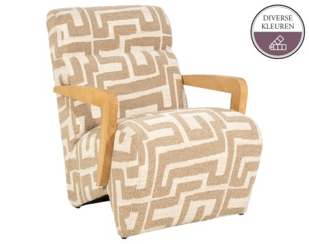 OLEK Fauteuil Taupe Libre OLEK Fauteuil Taupe Libre