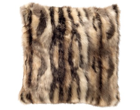 ELSKE Sierkussen Beige met brede zwarte lijnen ELSKE Sierkussen Beige met brede zwarte lijnen