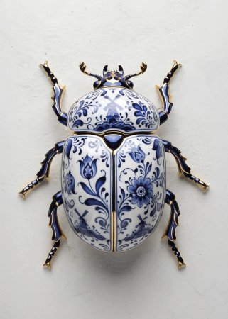 BLUE BEATLE Wanddecoratie BLUE BEATLE Wanddecoratie