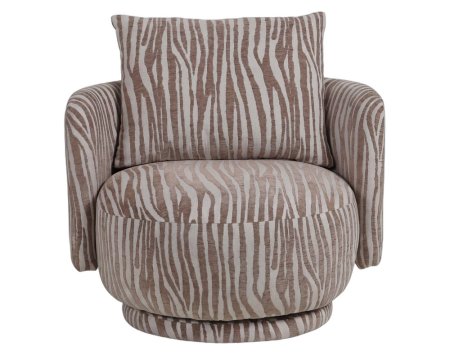 ELIS Fauteuil Beige Wavy Lines ELIS Fauteuil Beige Wavy Lines