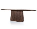 KANYA Eettafel ovaal 200, Bruin KANYA Eettafel ovaal 200, Bruin