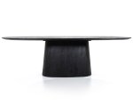 KANYA Eettafel ovaal 250, Zwart KANYA Eettafel ovaal 250, Zwart