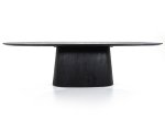 KANYA Eettafel ovaal 300, Zwart KANYA Eettafel ovaal 300, Zwart