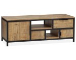 TISDALE TV-kast midden 3deurs/1la/2 open vakken TISDALE TV-kast midden 3deurs/1la/2 open vakken