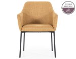 CHARLIE Eetkamerstoel Linea Mosterd CHARLIE Eetkamerstoel Linea Mosterd