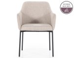 CHARLIE Eetkamerstoel Linea Taupe CHARLIE Eetkamerstoel Linea Taupe