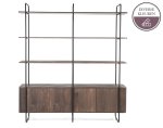 MADRID Wandkast 4-deurs Bruin MADRID Wandkast 4-deurs Bruin
