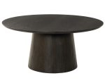 MILAAN Salontafel Rond 80 cm Espresso